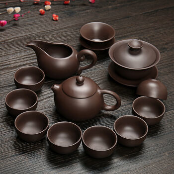 一壶风雅 宜兴紫砂西施壶功夫茶具套装品鉴指南